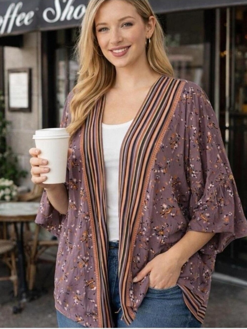 Matilda Jane Along The Way Kimono Size M/L